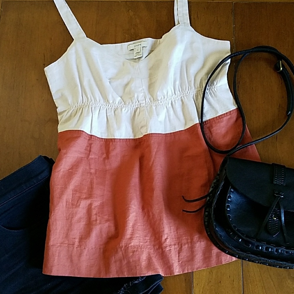 J Crew Colorblock Tank - Sz. 0
